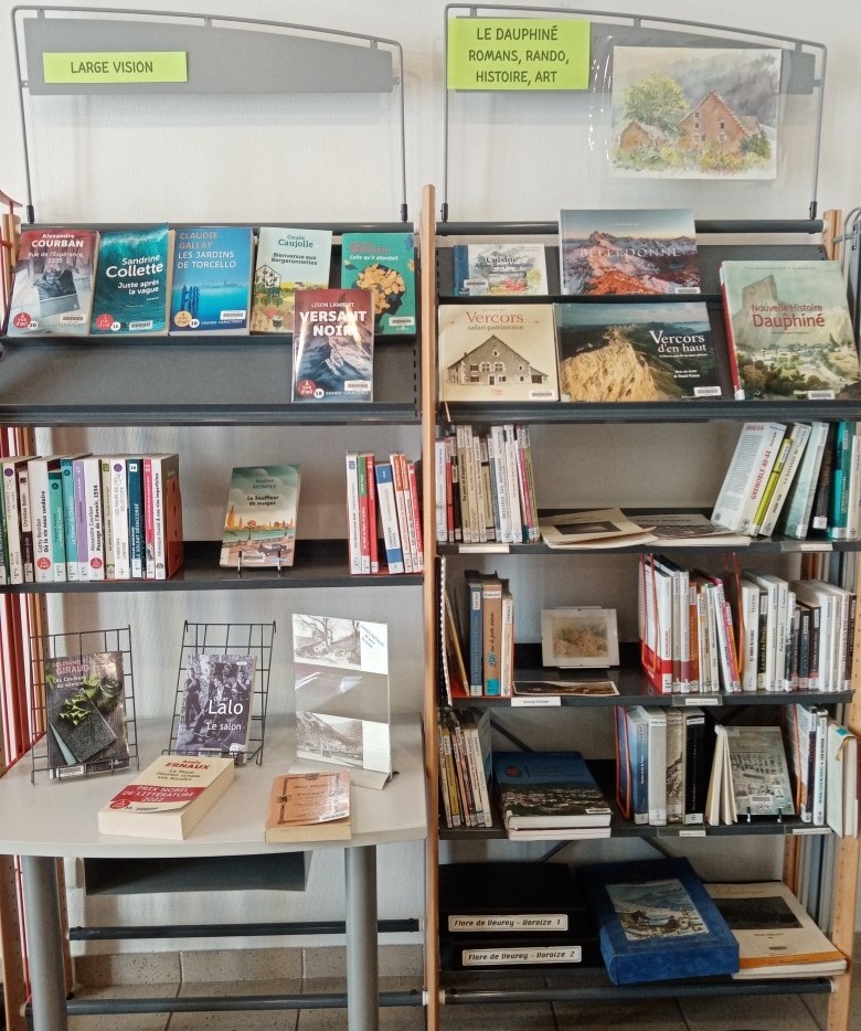 livres en gros caractères & fonds local (Dauphiné)