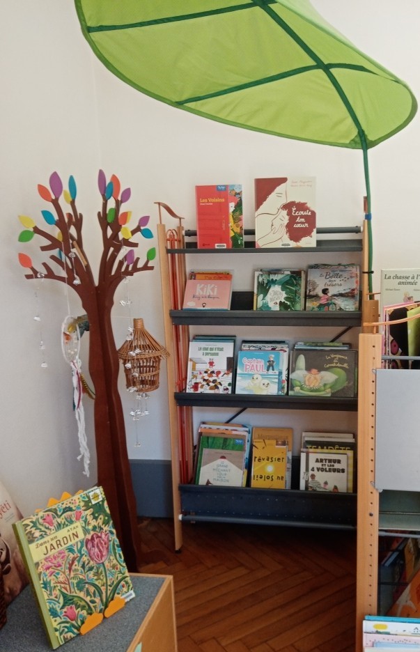 albums, salle enfants